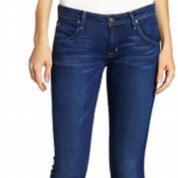 Hudson Bacara Crop Straight Cuffed Jeans, Size 25 - Picture 2 of 14